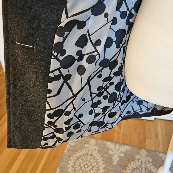 Tulle Grey wool coat size small - Picture 9 of 15